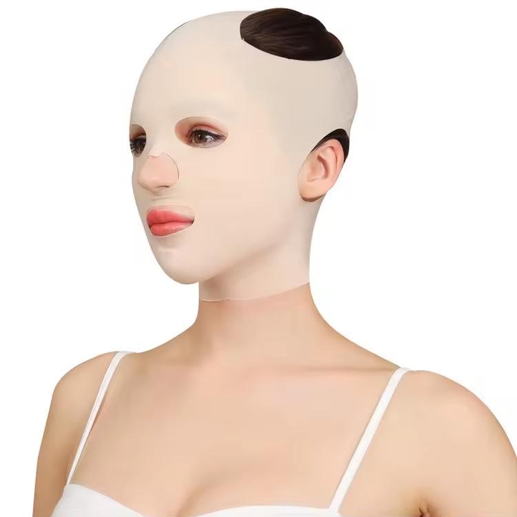 Бандаж для V-линии лица: Подтягивающая, моделирующая и формирующая маска-шлем. Full Face