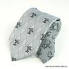 [Felix] The Cat  Character Tie (Argyle Pattern) UND49167 Silver