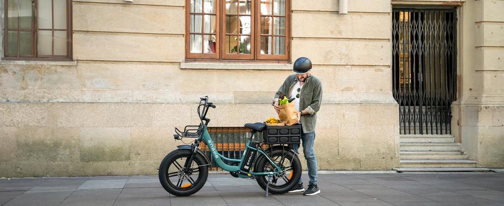 Engwe L20 Boost E-Bike, 250W Motor, 75Nm Tork, 48V 13Ah Batarya, 20×4.0" Lastikler, 126KM Menzil, Hem Şehir İçi Sürüşler Hem de Açık Hava Maceraları İçin Mükemmel