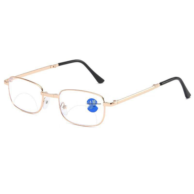 Intelligenter Zoom Tragbare Faltbare Unisex HD Lesebrille mit Blaulichtfilter für Nah- und Fernsicht