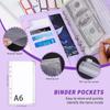 for Money Saving Notebook Gifts A6 Budget Binder Envelope Wallet Cash Storage Books Cash Envelopes