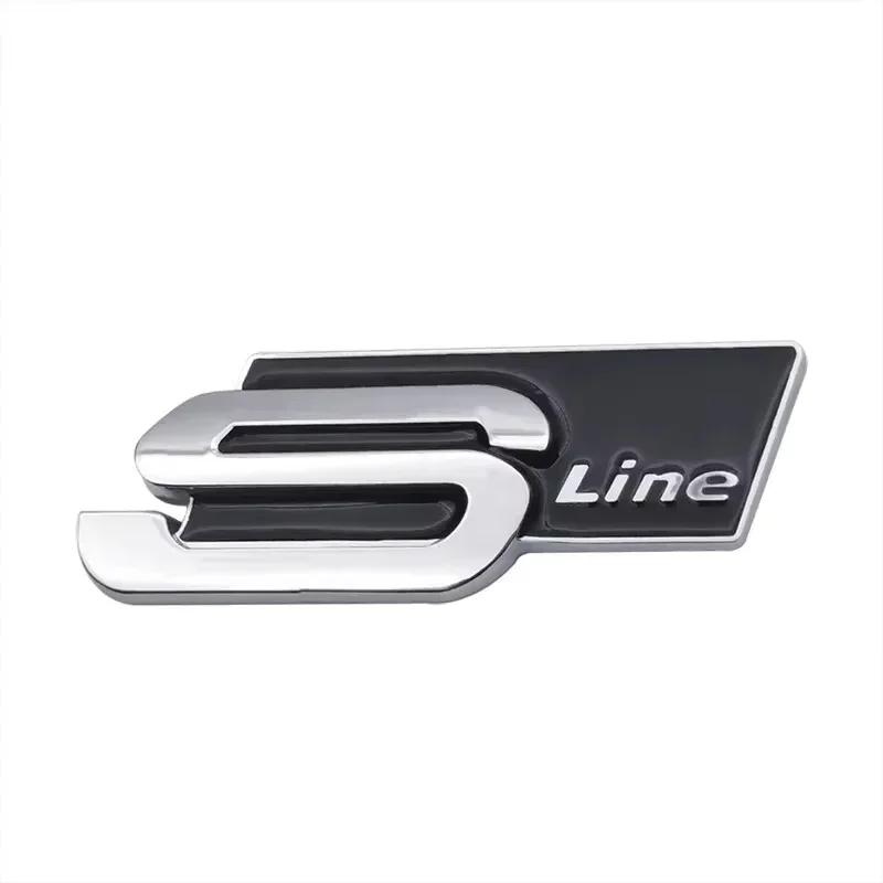 Car Emblem Sticker Auto Body Trunk Badge Decoration For hot Sline A3 A4 B7 B6 8V B8 8P A6 C7 A5 Q5 A1 A7 A8 Q2 Q3 Q7 S6 S1 RSQ8
