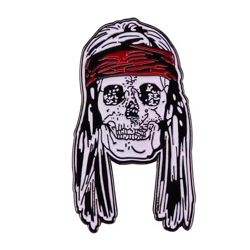 C7G Japan Anime One Piece Enamel Pin Monkey D Luffy Metal Cartoon Brooch Men Women's Brooches Cool Briefcase Badges Decorate