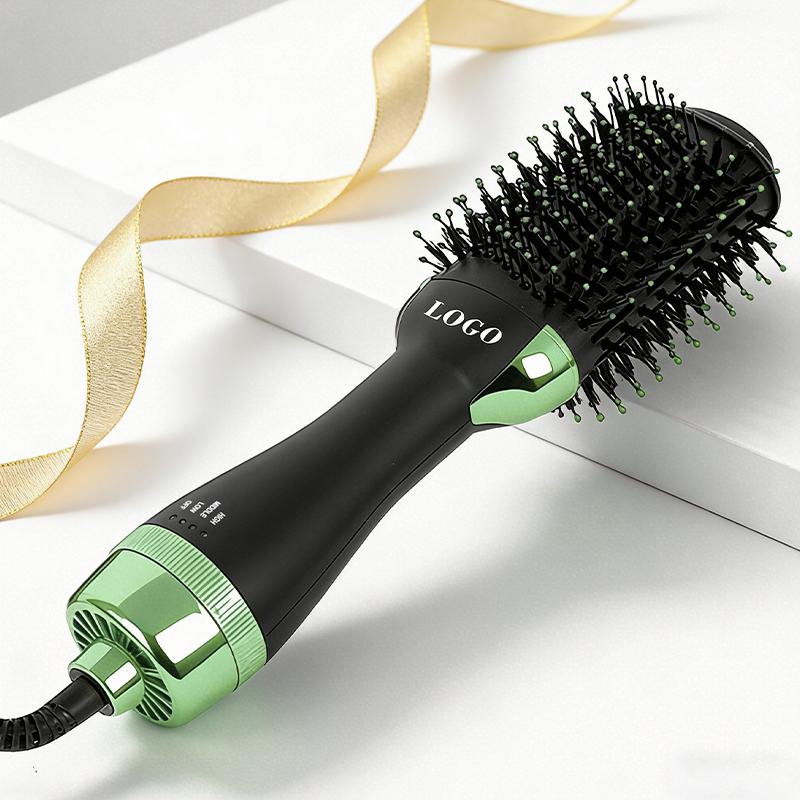 3 In 1 Electric Hair Dryer Brush for Efficient Drying, Multi-function Hot Air Negative Ion Hair Straightener Comb Brush
