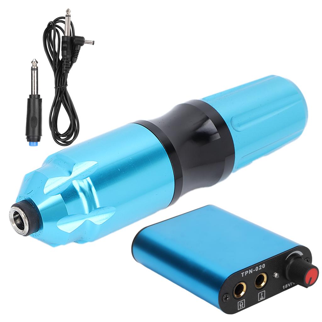 Tattoo Pen Machine Set Professional Tattoo Machine Kit for Tattoo Beginners Artists 90‑265V BlueUK