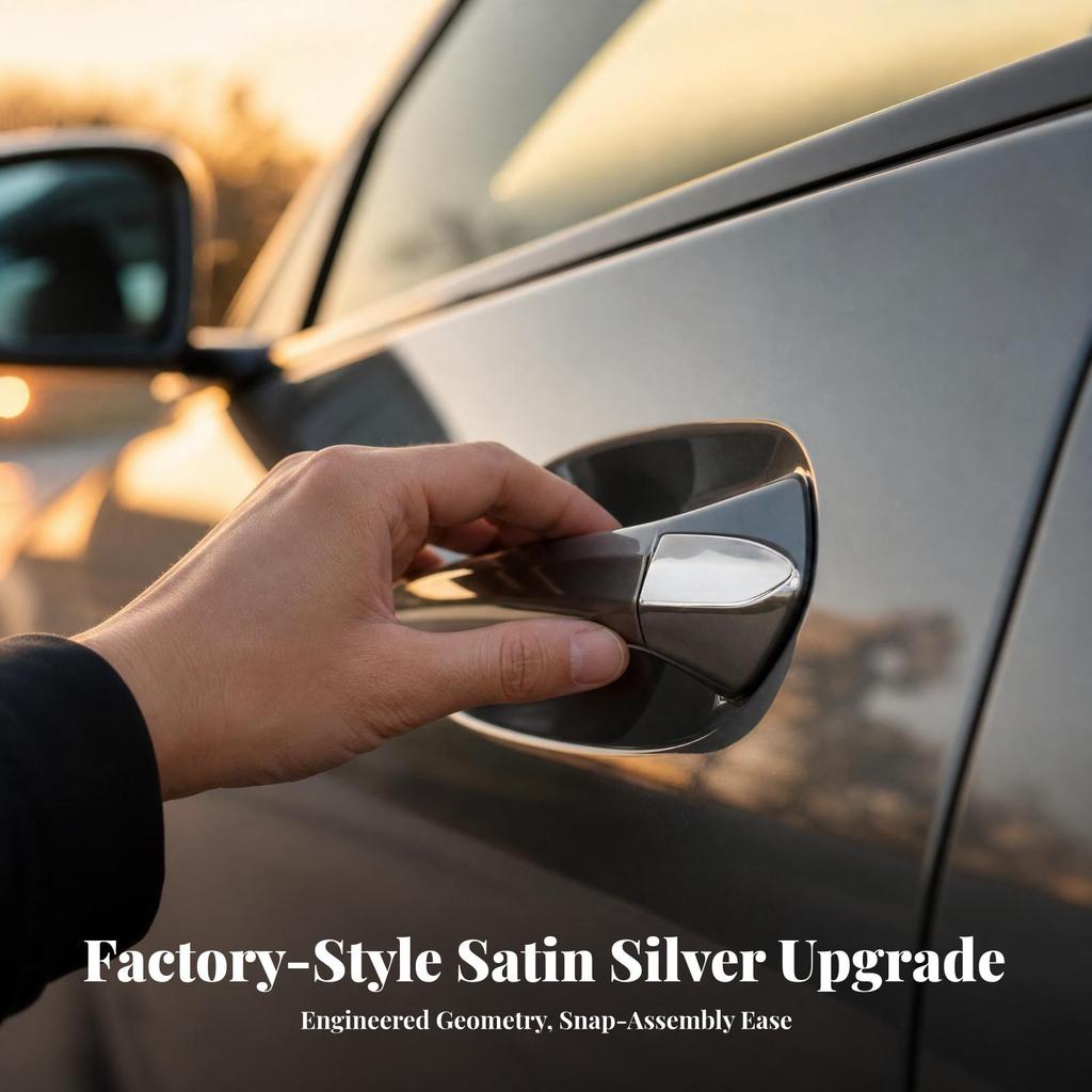 Auto Exterior Accessory Scratch-Resistant Car Brand Door Handle Keyhole Trim