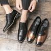 Fashion Wedding Mens Dress Italian Leather Luxury Casual Designer Business Groom Moccasin Formal Office Suit Male Shoes for Men