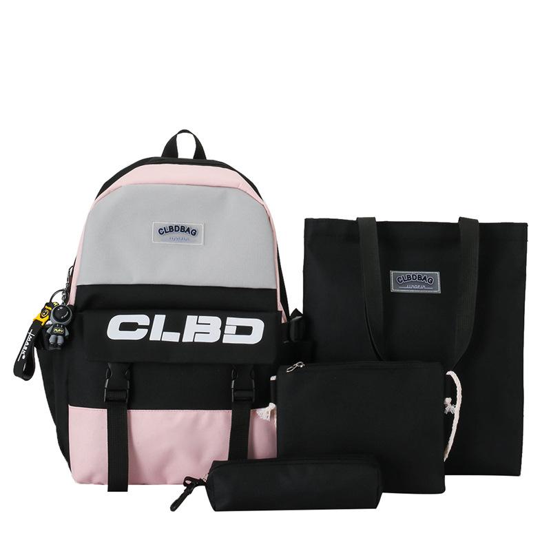 School bag fashion junior high school campus backpack high value student backpack school bag female