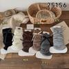 Kids Leg Warmers INS Fashion Solid Color Knitted Boot Cuff with Bow Winter Warm Leg Warmers for Girls Retro Over The Knee Socks