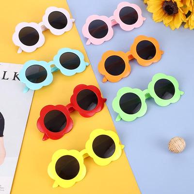 Trendy Kids' Sunflower Jelly Sunglasses