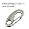 1PCS  Egg Shape Snap Hooks 304 Stainless Steel 40mm 50mm 70mm 100mm Length Safety Metal Quick Release Spring Snap Hook Link