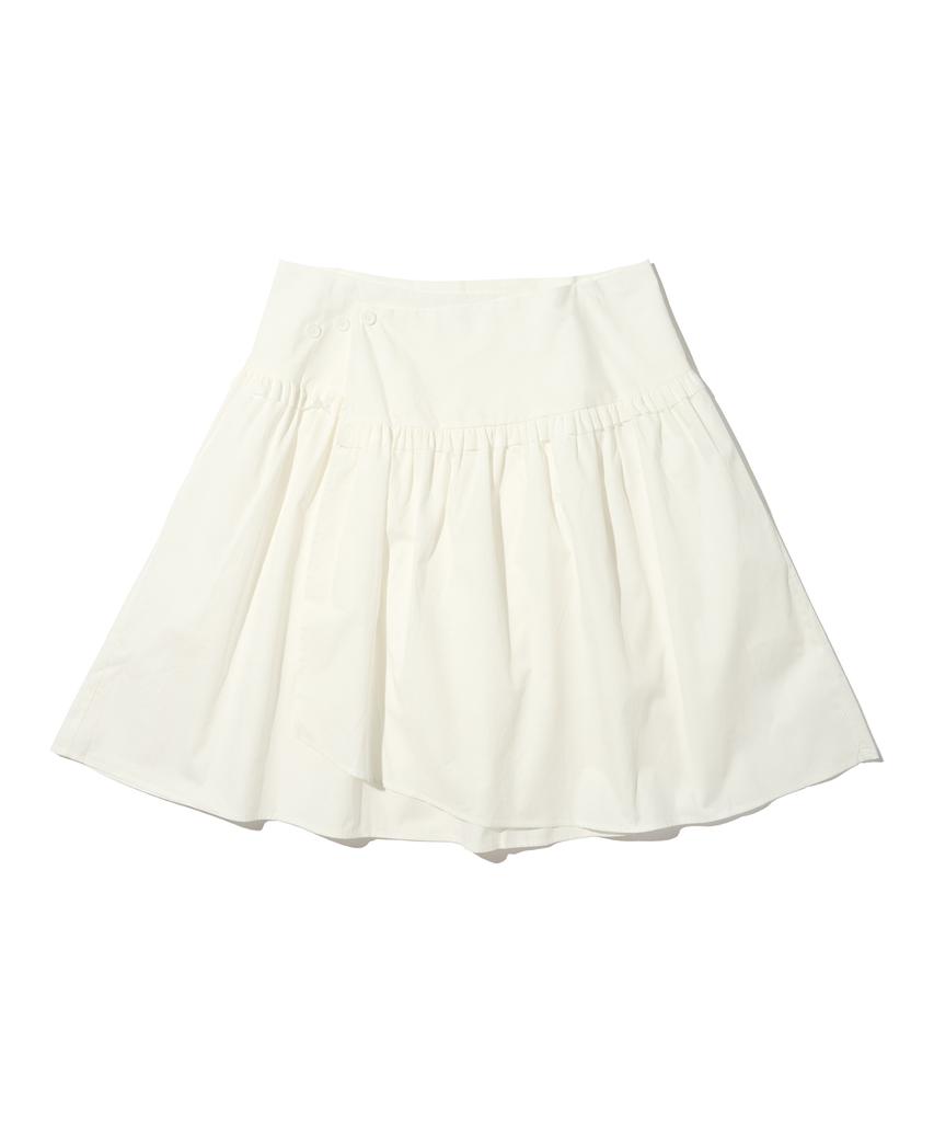 CARGOBROS FOR WOMAN Maison Flare Midi Skirt (Ivory)