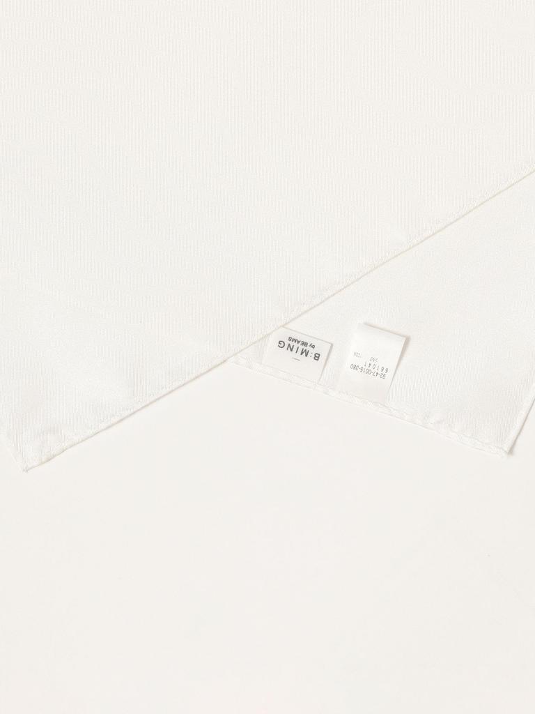 BEAMS Life Store by Beams Silk Solid Pocket One Size Square, Men's, White,