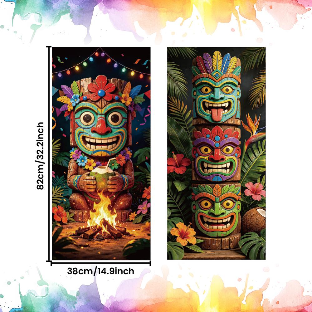 PVC Stickers Self-adhesive Decorative Stickers Decals for Trash Decoration Totem 820x380mm