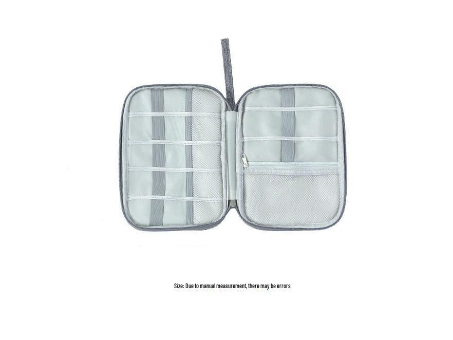 Multifunctional Waterproof Travel Storage Bag for Cables, Chargers, Power Banks, and Earphones