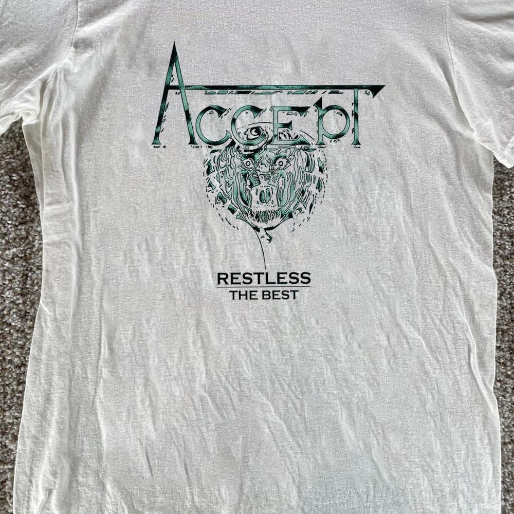 Hot New Accept Band Restless Gift For Fans White S5XL Shirt CK012 Unisex T-Shirt M