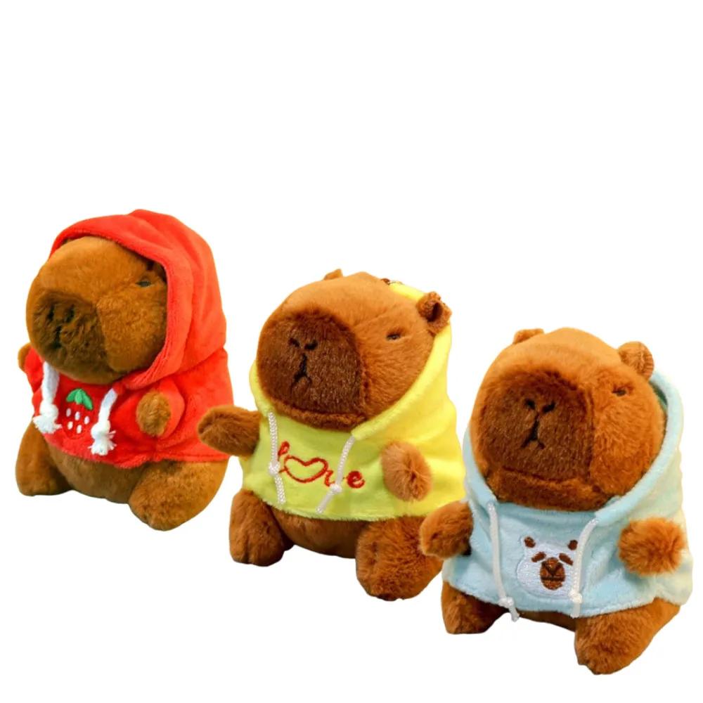1-10PCS Cute Capybara Plush Pendant Water Dolphin Plush Toy Keychain Bag Pendant Children's Birthday Gift Holiday Party Favours