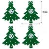 4/20PCS Christmas Fork Knife Covers Cutlery Holders Xmas Tree Pocket Tableware Holder Bags Home Party Dinner Table Felt Decor
