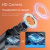 7.0MM TYPE-C iPhone Endoscope Camera Waterproof 6 LED Adjustable USB Android Flexible Inspection Borescope Cameras for Phone PC
