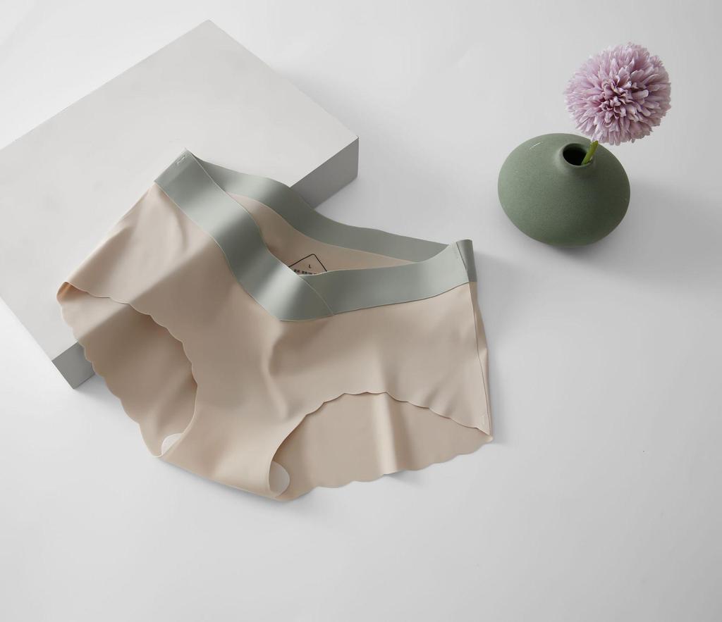 Bezszwowe majtki z lodowego jedwabiu Kobiety Wygodna bielizna Damskie Majtki z niskim stanem Plus Size Majtki ciążowe Seksowna bielizna