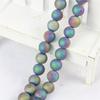 10mm Lila Gold Farbe Runde Kristall Höhle Achate Onyx Lose Perlen Frauen Mädchen Zubehör Teile für Schmuck Machen design