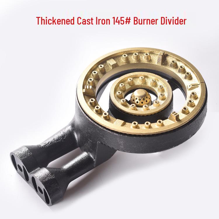 Gas Stove Cast Iron Burner Head Flame Spreader and Cap Set