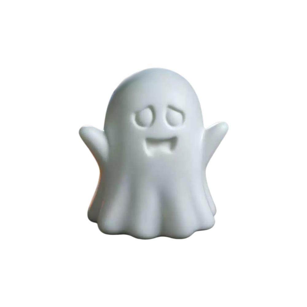 Statues Crafts Halloween Ghost Statues Miniature Models Home Decoration 3D Printing Ghost Ornament Ghost Cat PLA Plastic