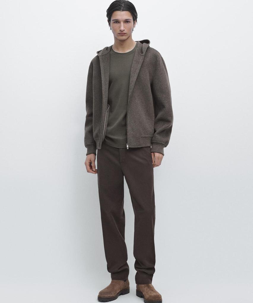 Masimodutti Cotton Blend Jogger Fit Pants