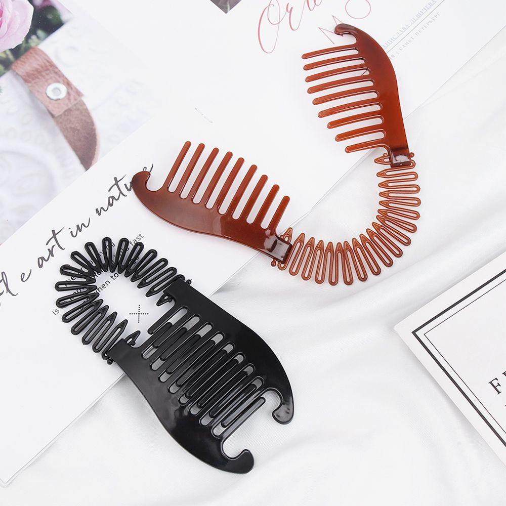 Women Hair Accessories Headwear Scorpion Type Banana Clip Hair Braider Ponytail Rubber Bands