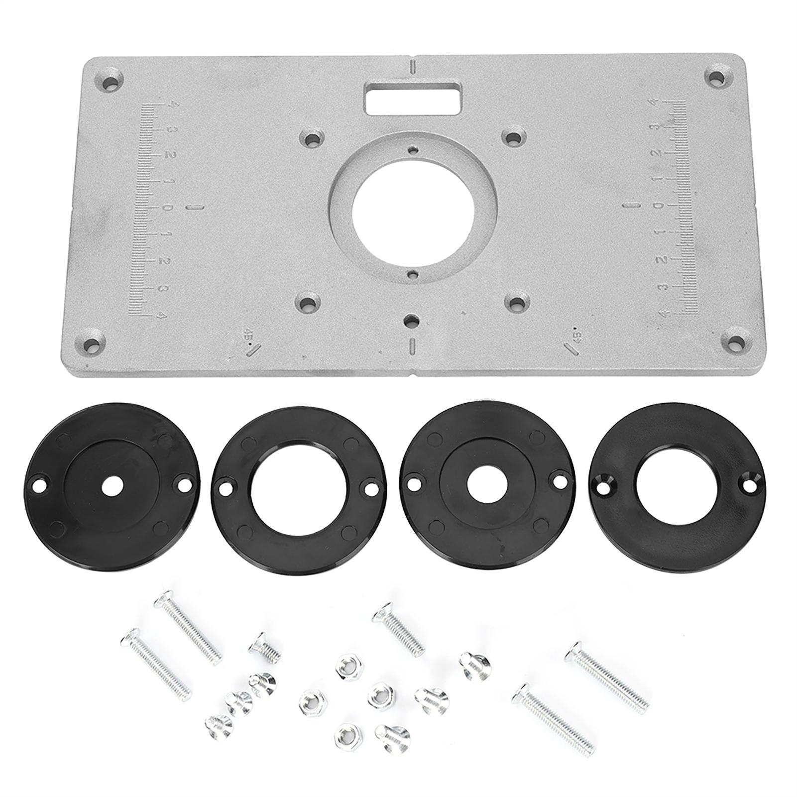 

Trimming Machine Flip Board Electromechanical Router Table Insert Plate Woodworking