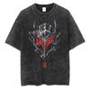 2026 Heißer Verkauf Berserk Manga T-Shirt Guts Anime T-Shirt für Männer Frauen T-Shirt Sommer Lässig Kurze Ärmel Vintage Gewaschene Baumwolle Kleidung Lockere Oberteile T-Shirts
