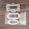 Záložky Scrapbooking Card DIY Dekorační raznice Ruční práce Kovový rám Vyřezávací raznice Razící šablony Šablona Forma