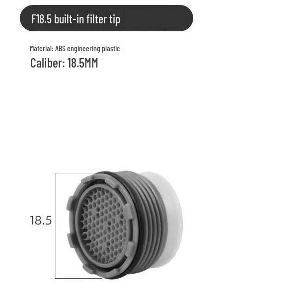 Built-in Aerator Kitchen Faucet with Hidden Filter and Disassembly Wrench