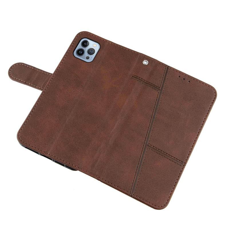 Flip Phone Case IPhone 15 Pro Max With Card Slot Stand Magnetic TPU Leather Cover In Multiple Colors