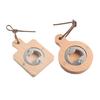 Wooden Magnetic Bottle Opener, Rustic Beer Cap Remover with Strong Magnet, Wall Mount Refrigerator Opener for Home Bar Gift