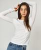 QUAFE Basic Boat Neck Slim Tee_6Color