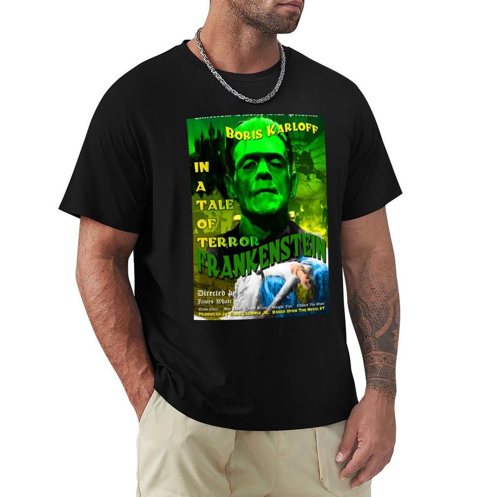 Frankenstein Retro Style TShirt High Quality Durable TShirt