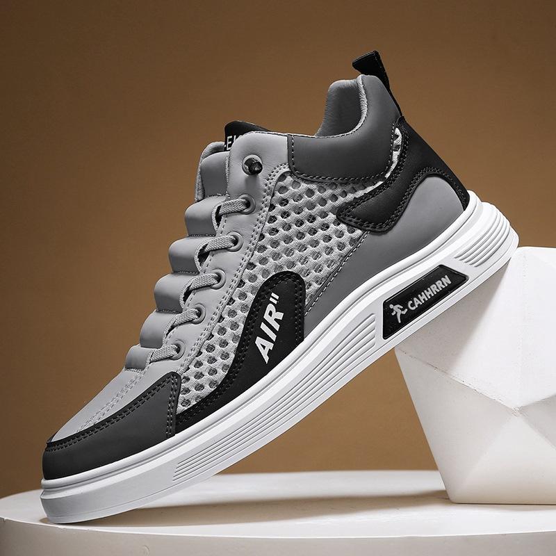 Großes Netz High-Top Board Schuhe Herren Sommer Herrenschuhe hohl atmungsaktiv Freizeitschuhe junge und junge Studenten