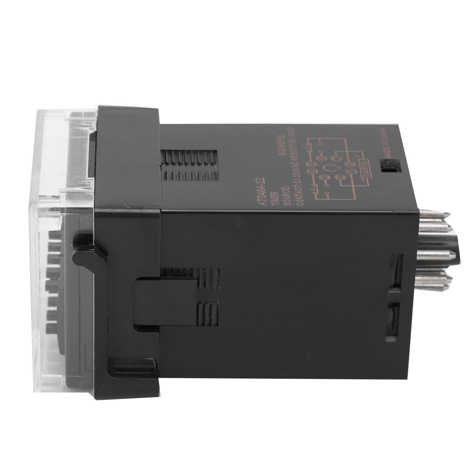 

ATS48A‑2Z Professional Time Relay Adjustable Cycle Time Delay Relay Control ComponentDC12V
