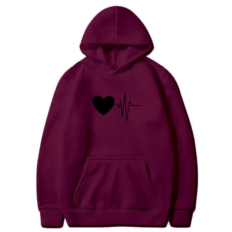 Unisex American Style Printed Hoodie - Casual Spring & Autumn Pullover Sweatshirt