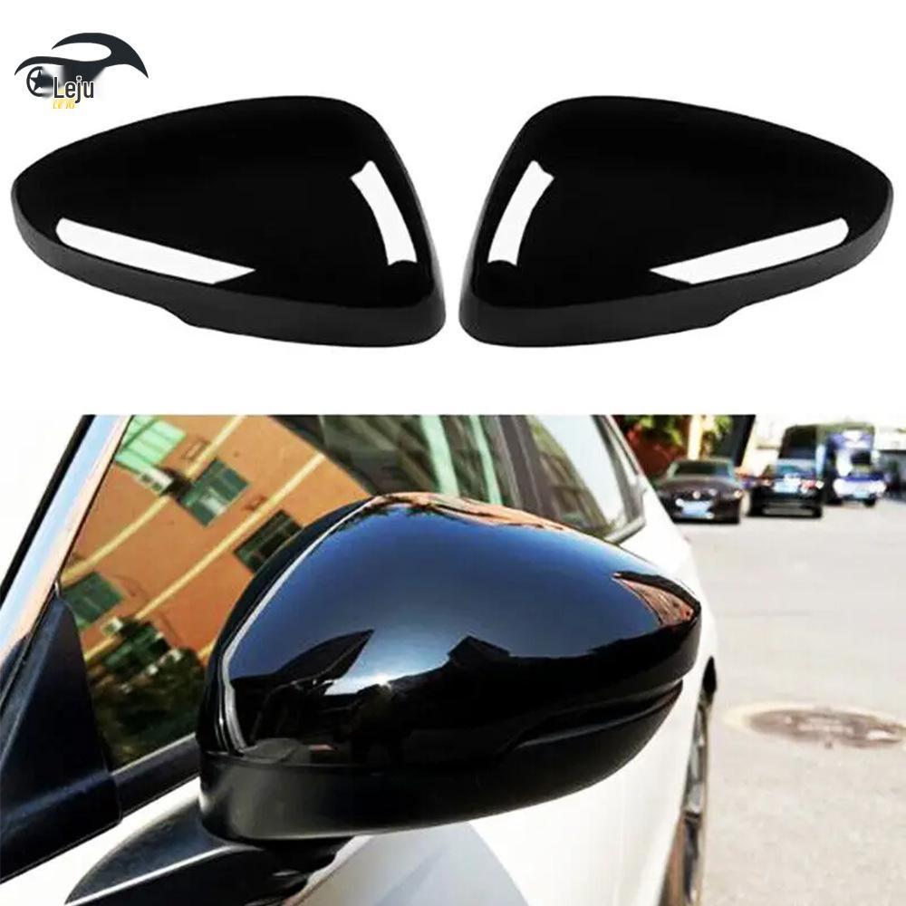 Horn-Shaped Rearview Mirror Cover for 2022 Honda Civic Eleventh Gen, Fits All Trim Levels Gloss Black High Trim