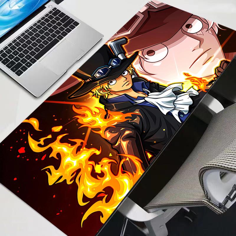 New Mouse Pads Big Carpet One Piece Sabo New Laptop Pc Gamer Keyboard Mat Mousepad Edge White Tassel Rubber Table Mat