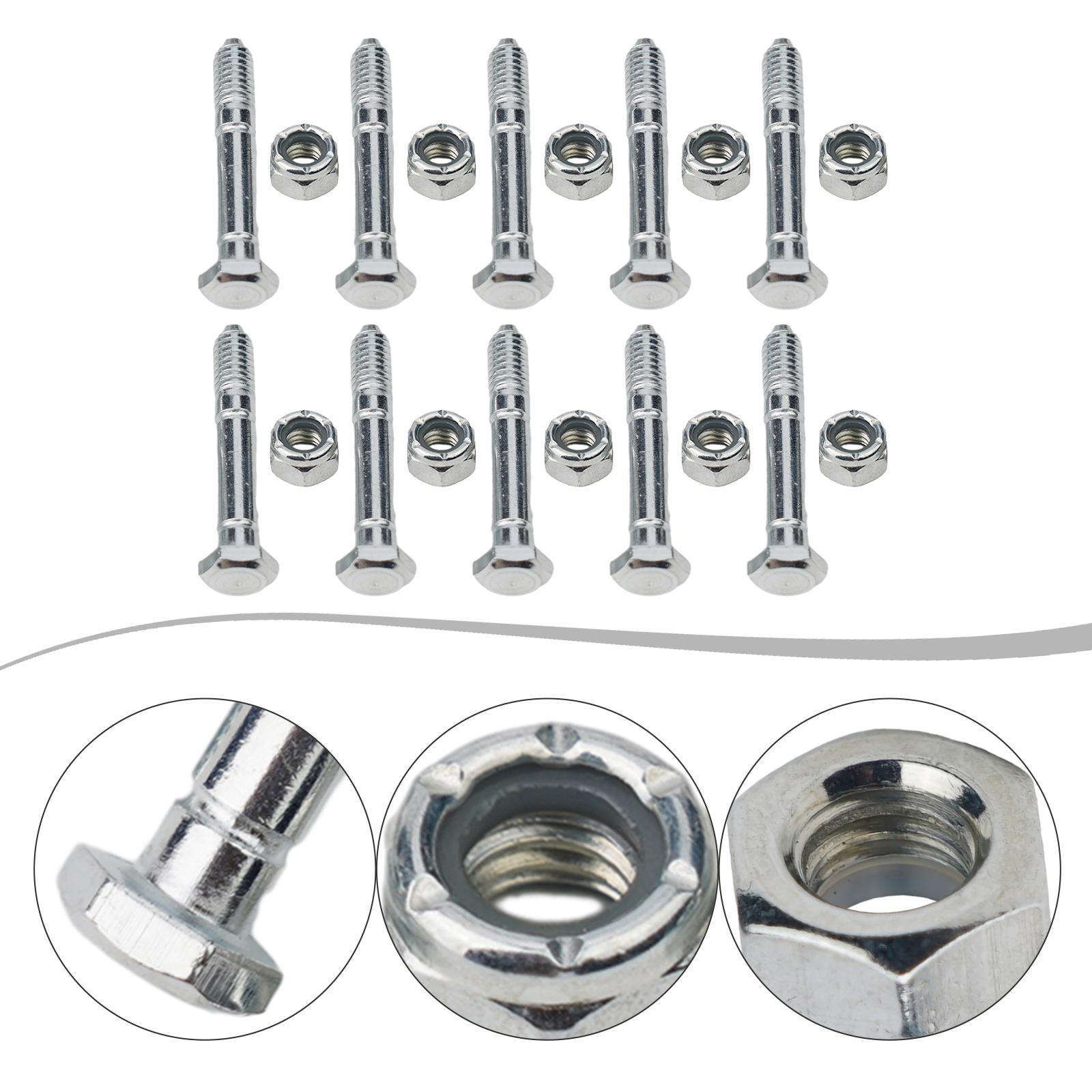 

Lock Nuts Shear Pins 510015 51001500 709155 High Quality Set Of 10 Shear Pins 1128DE 924DE ST420-ST924. Models: 828D