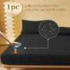 1 szt. 100% wodoodporne prześcieradło dopasowane na materac z TPU Miękka i oddychająca pościel na wszystkie rozmiary łóżek - łóżko pojedyncze, łóżko podwójne, rozmiar King Size