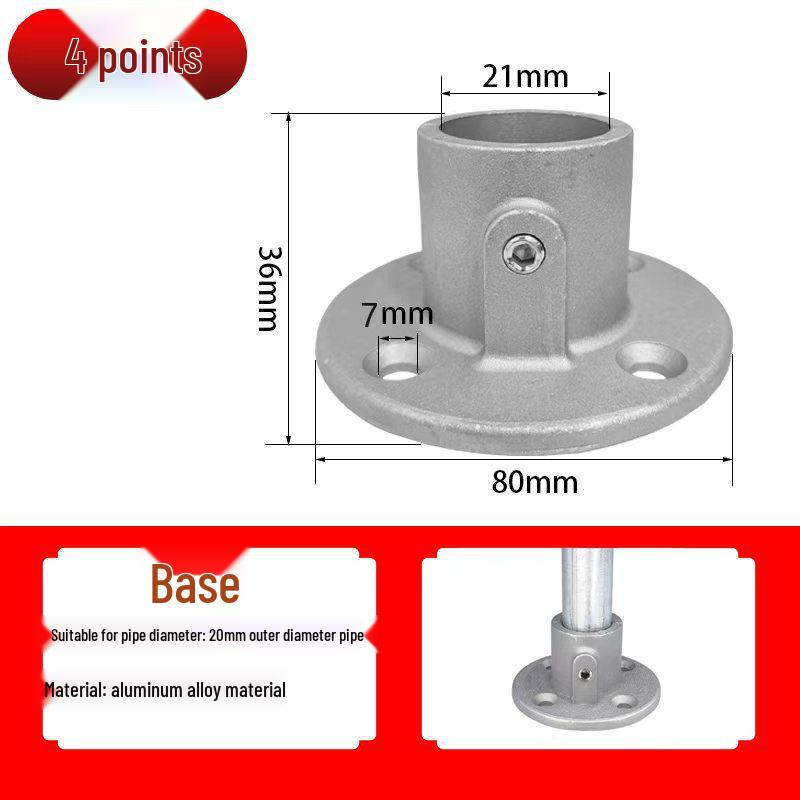 

З єднувачі для сталевих труб з алюмінієвого сплаву: Шеститочковий круглий трійник для водопровідних труб 20/25/32 мм