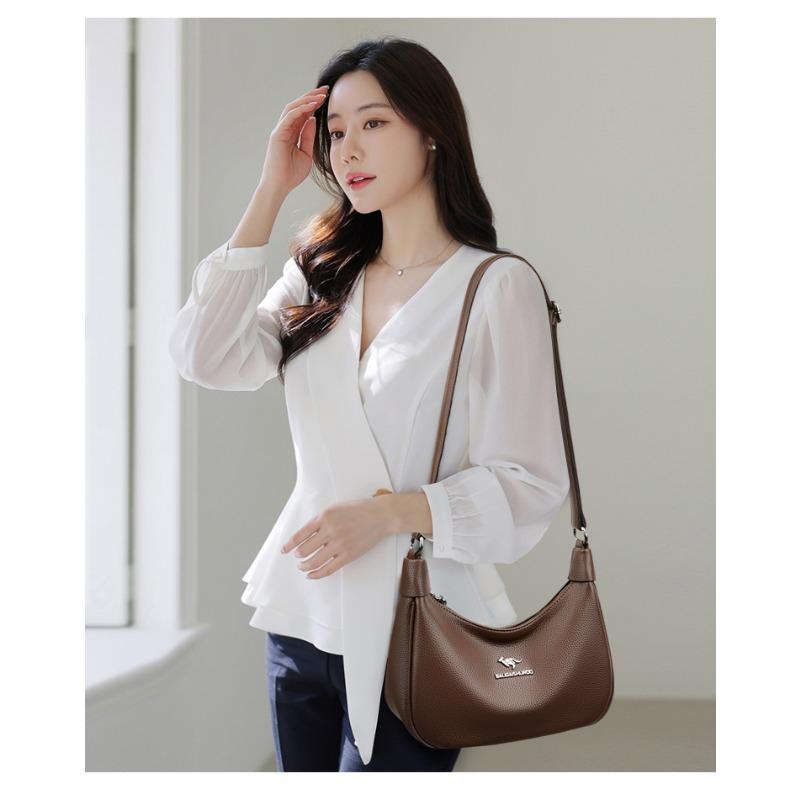 Fashionable Women's Crossbody Bag, Casual Retro Shoulder Bag, Soft Leather Texture, Women's Fashionable Simplicity, European Trend Retro