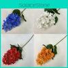 Hydrangea Lifelike Fake Flower Soft For Event Styling Home Arrangement Decor