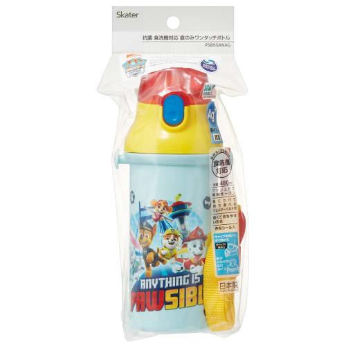 Skater Water Bottle Paw Patrol 480ml Children's Boys Plastic Made in Japan PSB5SANAG-A
