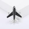 Stylish Rhinestone Aircraft Brooches for Women Enamel Transportation Pins Event Funny Luxury Gifts New Year Friends Decoration