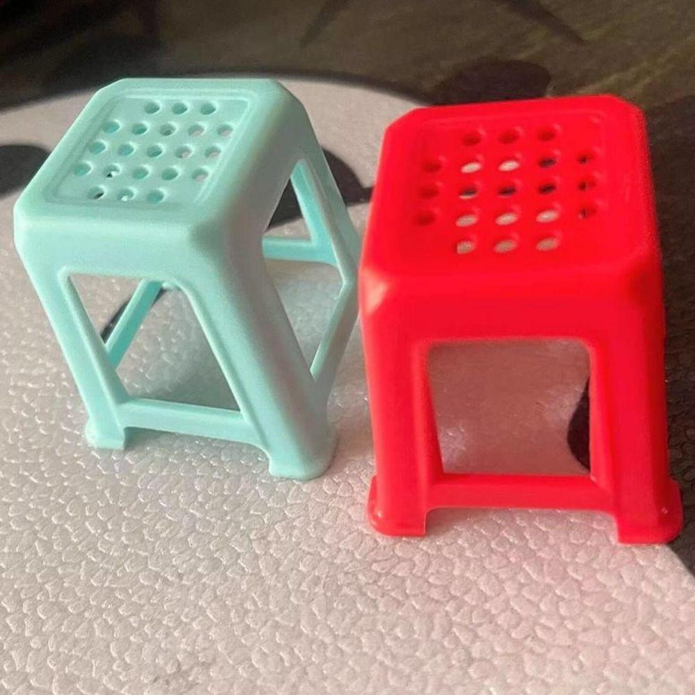 Multicolors Chinese Mahjong Pocket Table Set 1:12 Miniature Things Dollhouse Accessories